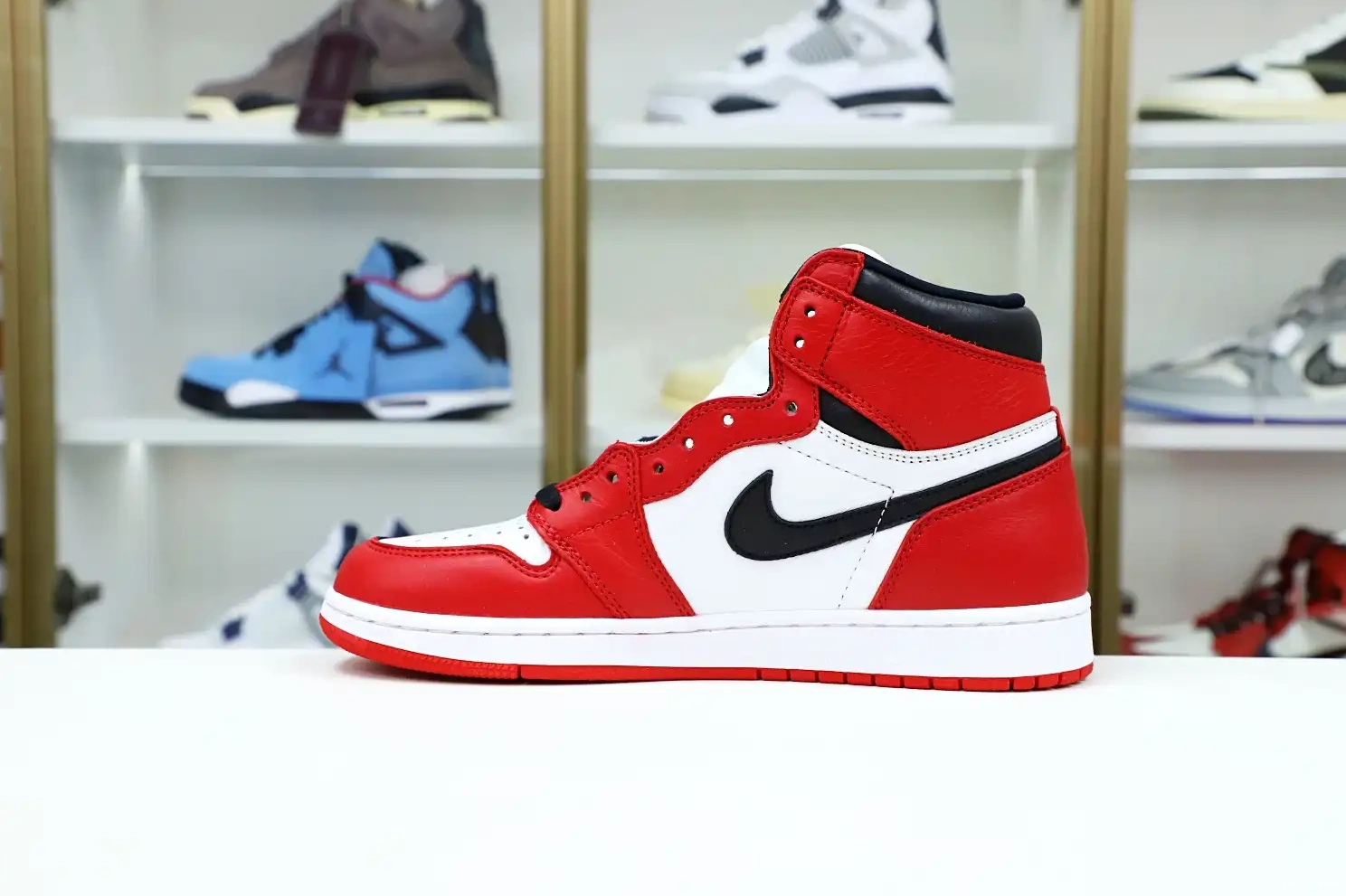 Kimikick RETRO NRG EXCLUSIVE CHICAGO OG 1 'HOMAGE JORDAN HOME' HIGH TO AIR 0806